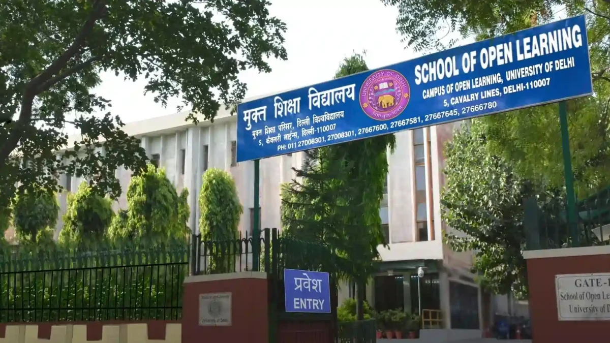 school of open learning university of delhi
